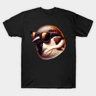 House Sparrow Face T-Shirt